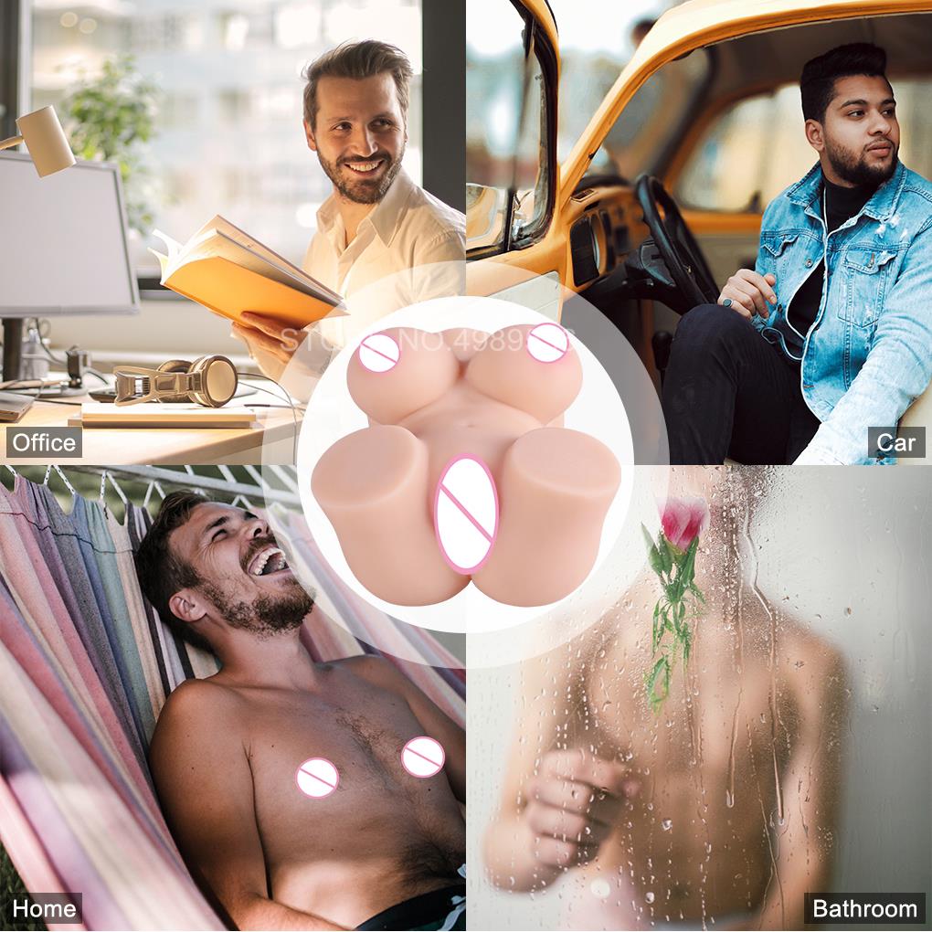 Real Soft ปลอมลำตัว Anus หีชาย Masturbator ผลิตภัณฑ์เพศของเล่นสำหรับผู้ชาย18ชาย Masterbater ประดิษฐ์ช่องคลอด Anal sexDoll - buysextoyth