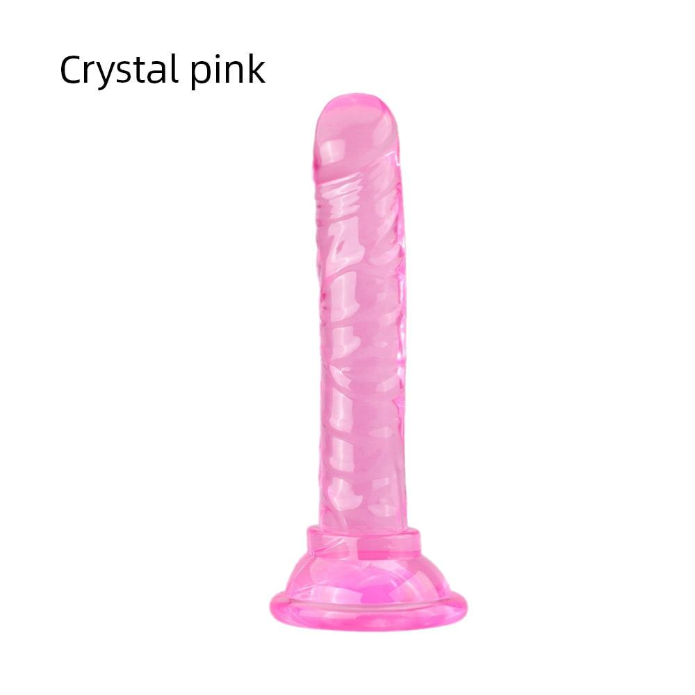 Realistic Dildo Vagina Anal Butt Plug Penis with Suction Cup No Vibrator Sex Toys for Woman Masturbation Adult Toys - buysextoyth