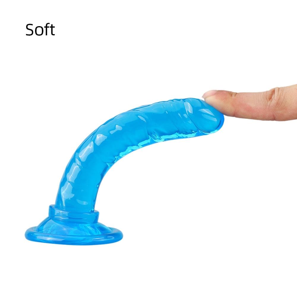 Realistic Dildo Vagina Anal Butt Plug Penis with Suction Cup No Vibrator Sex Toys for Woman Masturbation Adult Toys - buysextoyth