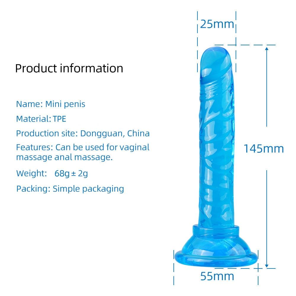 Realistic Dildo Vagina Anal Butt Plug Penis with Suction Cup No Vibrator Sex Toys for Woman Masturbation Adult Toys - buysextoyth