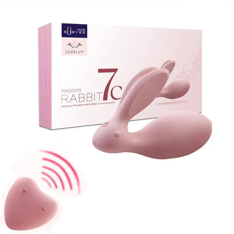 Remote Control Dual Motors Vibrating Egg Rabbit G Spot Clitoris Vagina Anal Stimulate Strapon Dildo Vibrators Sex toys for women - buysextoyth