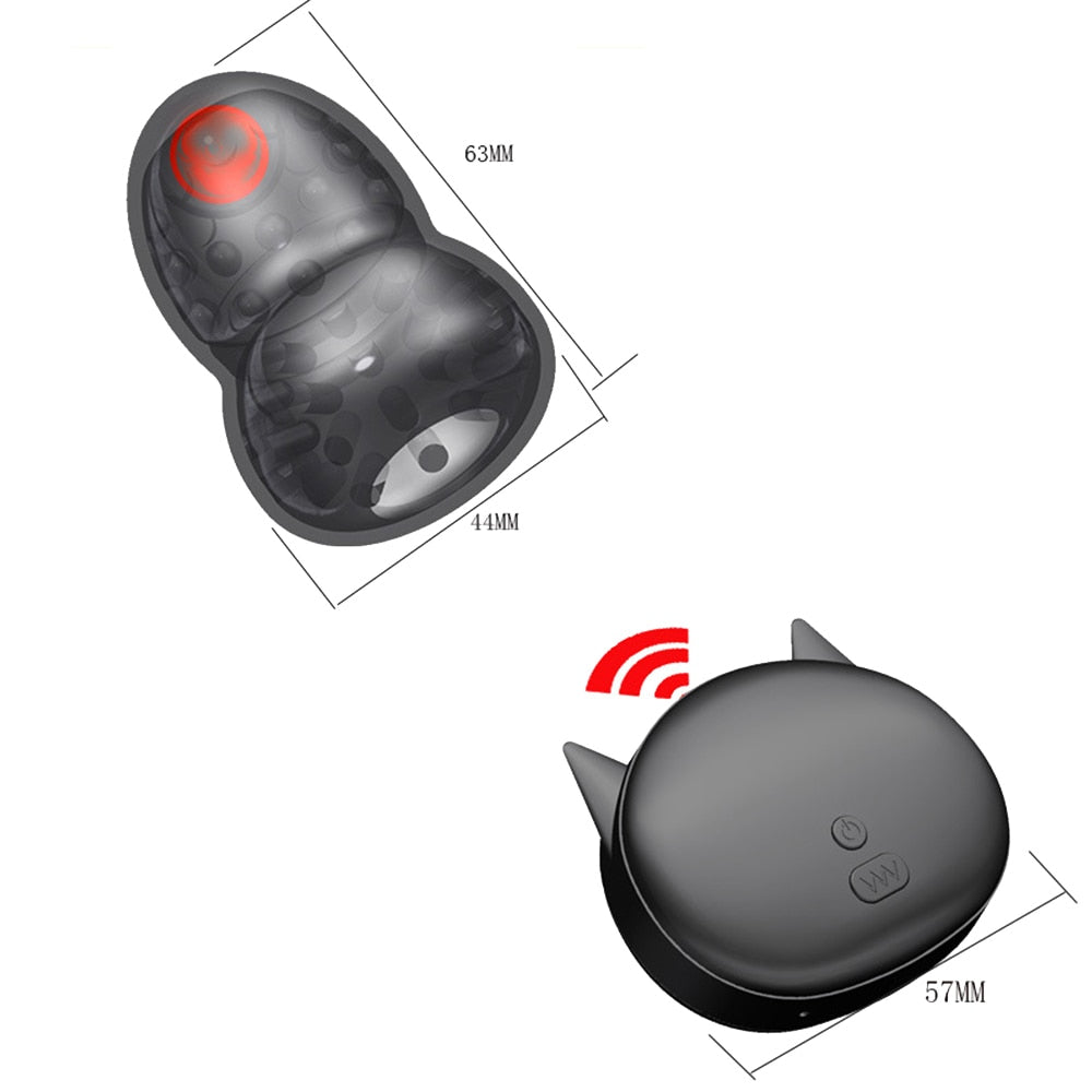 Remote Control Glans Vibrators Male Masturbation Adult Sex Toy for Men Glans Trainer Male Delay Lasting Trainer Vibrators - buysextoyth
