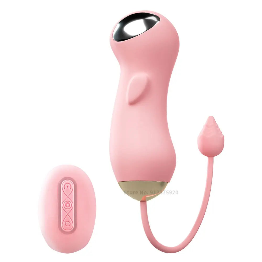 Remote Control Kegel Electric Shock Vaginal Balls for Women Clit Stimulation Vibrator Sex Toy Female Masturbation Vibrating Egg 33sextoys