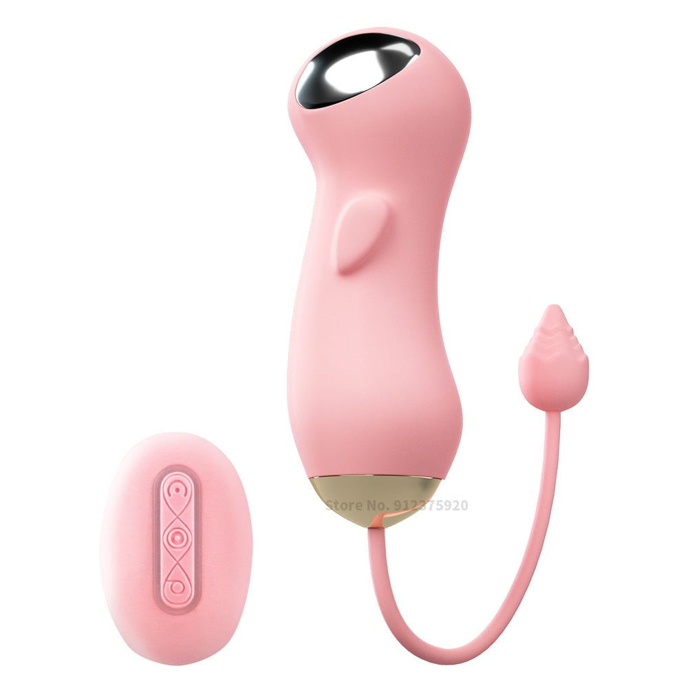 Remote Control Kegel Electric Shock Vaginal Balls for Women Clit Stimulation Vibrator Sex Toy Female Masturbation Vibrating Egg - buysextoyth