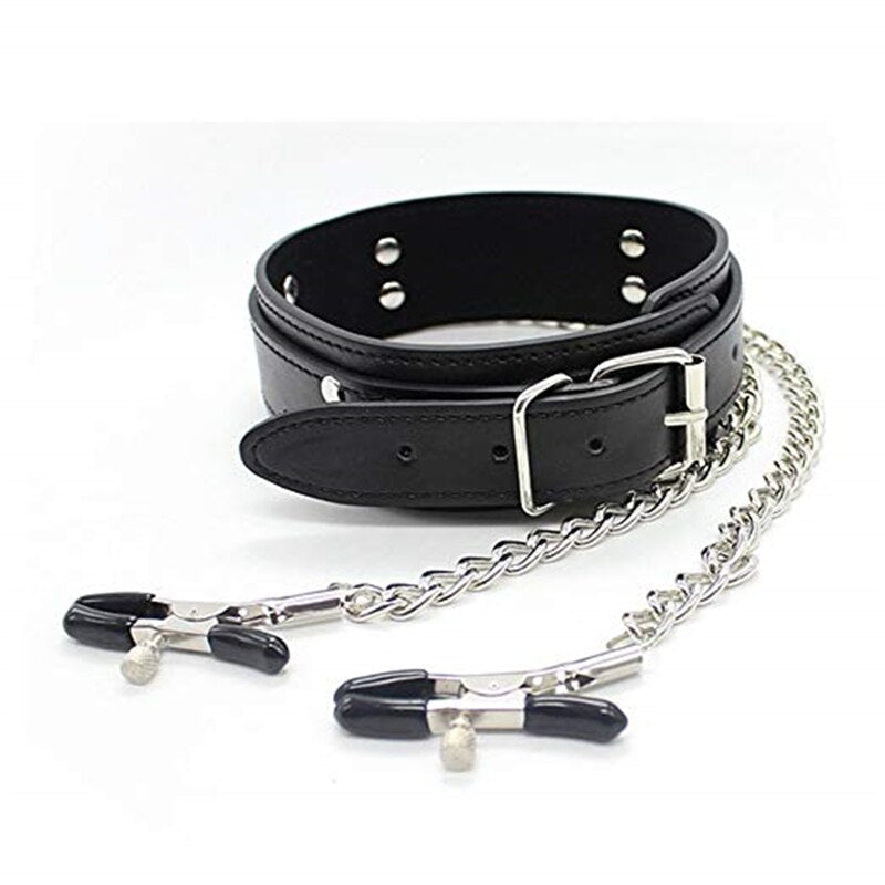 Restraint Handcuffs Neck Sex Collar Leash Bedroom Flirting BDSM Slave Sex Toys for Women Couples Games No Anal Plug Sexy Toys - buysextoyth