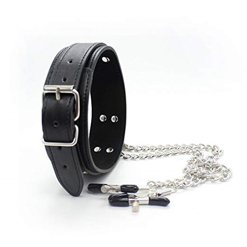 Restraint Handcuffs Neck Sex Collar Leash Bedroom Flirting BDSM Slave Sex Toys for Women Couples Games No Anal Plug Sexy Toys - buysextoyth