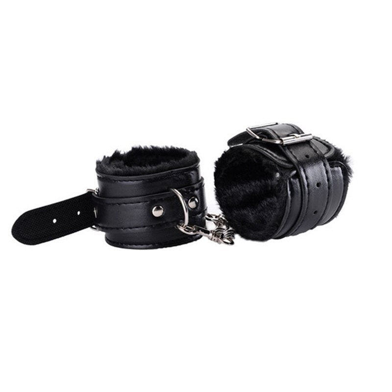 Restraint Handcuffs Neck Sex Collar Leash Bedroom Flirting BDSM Slave Sex Toys for Women Couples Games No Anal Plug Sexy Toys - buysextoyth