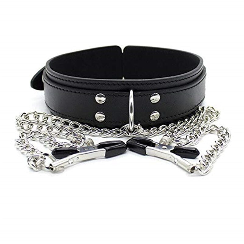 Restraint Handcuffs Neck Sex Collar Leash Bedroom Flirting BDSM Slave Sex Toys for Women Couples Games No Anal Plug Sexy Toys - buysextoyth