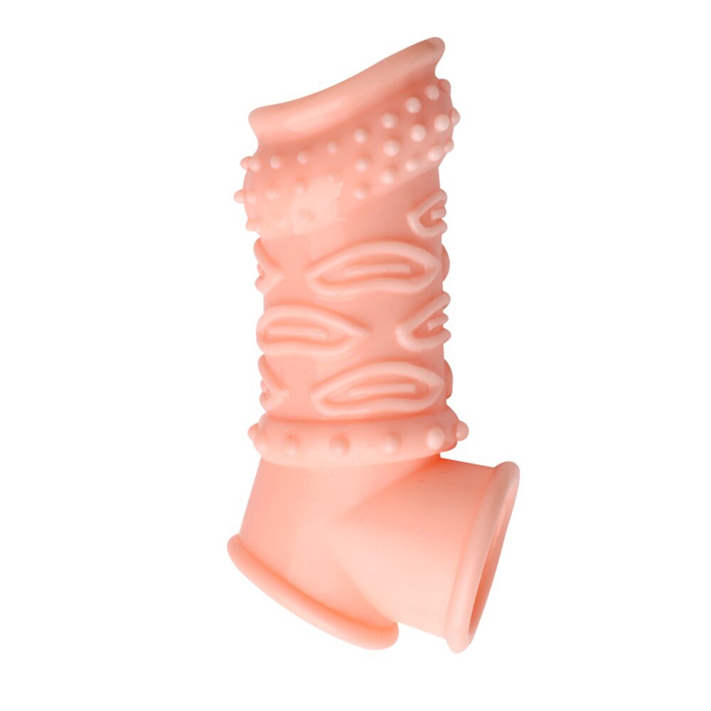 Reusable Penis Sleeve Soft Glans Penis Enlarger Extender Delay Ejaculation Cock แหวนแขนของเล่นสำหรับผู้ใหญ่สำหรับผู้ใหญ่สินค้าเร้าอารมณ์ - buysextoyth