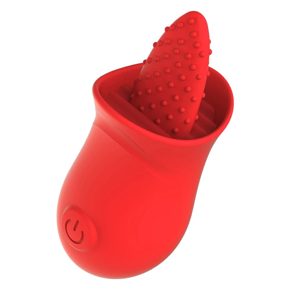 Rose Clitoris Stimulation Vibrator for Women G Spot VibrationTongue Licking Oral Vagina Nipple Massager Female Masturbator - buysextoyth