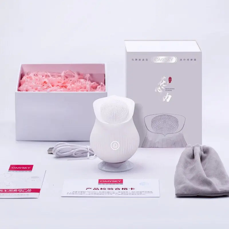 Rose Sucking Vibrators Nipple Sucker Oral Sucker Clitoris Stimulation Powerful Vibrators Sex Toys for Women Rose Vibator Toy - buysextoyth