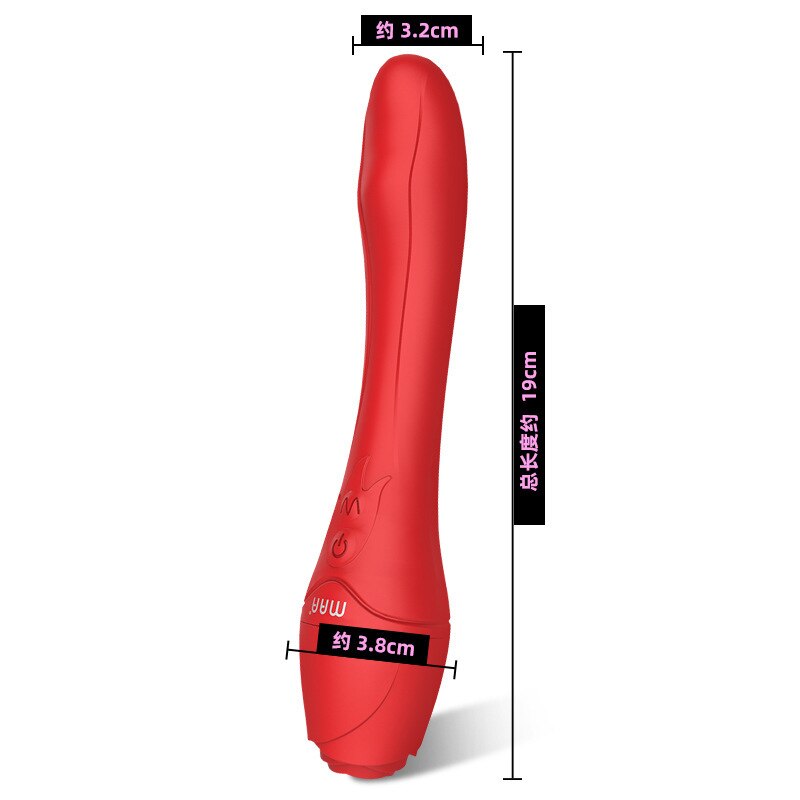 Rose เครื่องทำความร้อน Vibrator สำหรับหญิง Masturbation ผู้ใหญ่เร้าอารมณ์อุปกรณ์เสริมเพศสัมพันธ์เซ็กซ์ทอยสำหรับเพศ Dildo สำหรับ Anal เซ็กซ์ทอย - buysextoyth