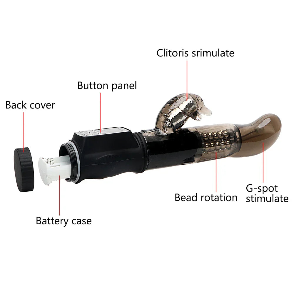 Rotate Dildos Anal Plug Rabbit Vibrators for Women Clitoris Vagina Butt Massage Sex Toys Adult Erotic Machine Female Sextoy Shop - buysextoyth
