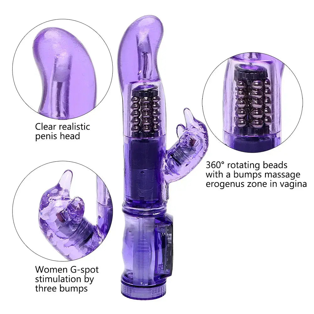 Rotate Dildos Anal Plug Rabbit Vibrators for Women Clitoris Vagina Butt Massage Sex Toys Adult Erotic Machine Female Sextoy Shop - buysextoyth