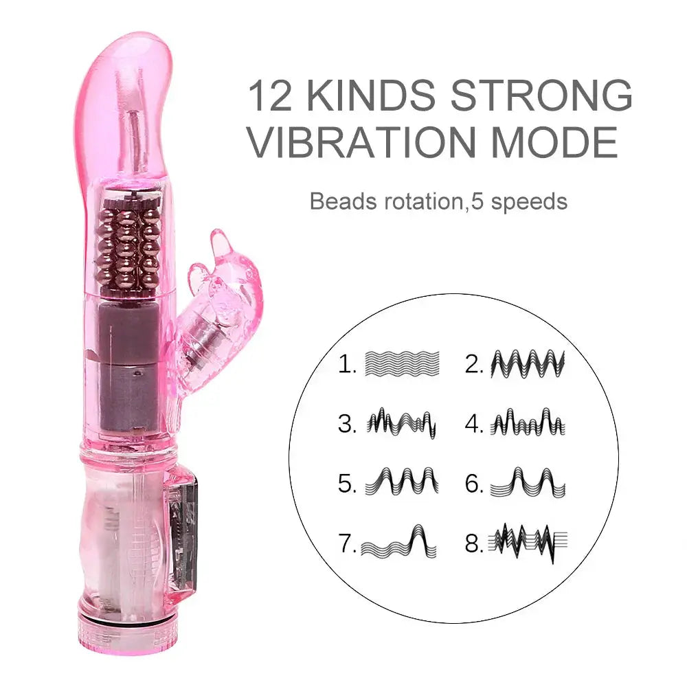 Rotate Dildos Anal Plug Rabbit Vibrators for Women Clitoris Vagina Butt Massage Sex Toys Adult Erotic Machine Female Sextoy Shop - buysextoyth