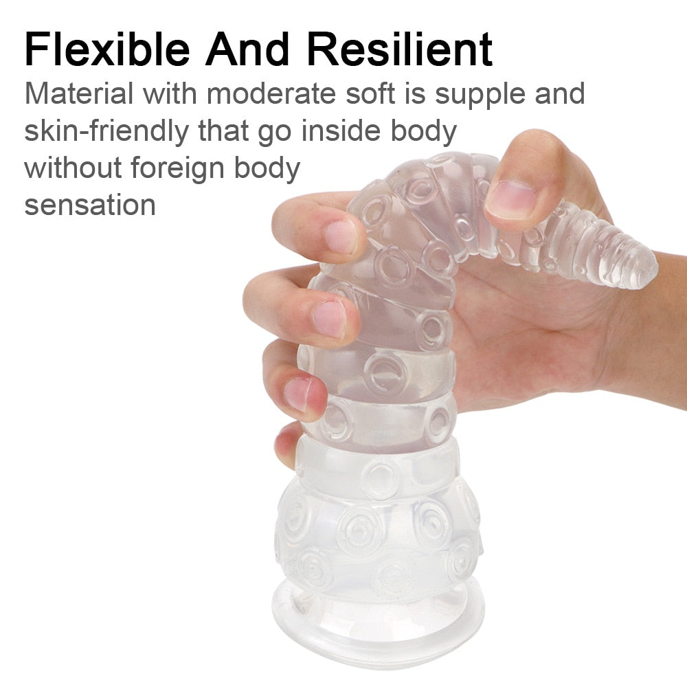 S/M/L Octopus Tentacle Butt Dilator Anal Plug Sex Toys for Women Men Anus Expander Adult Product Animal Dildos Big Erotic Games - buysextoyth