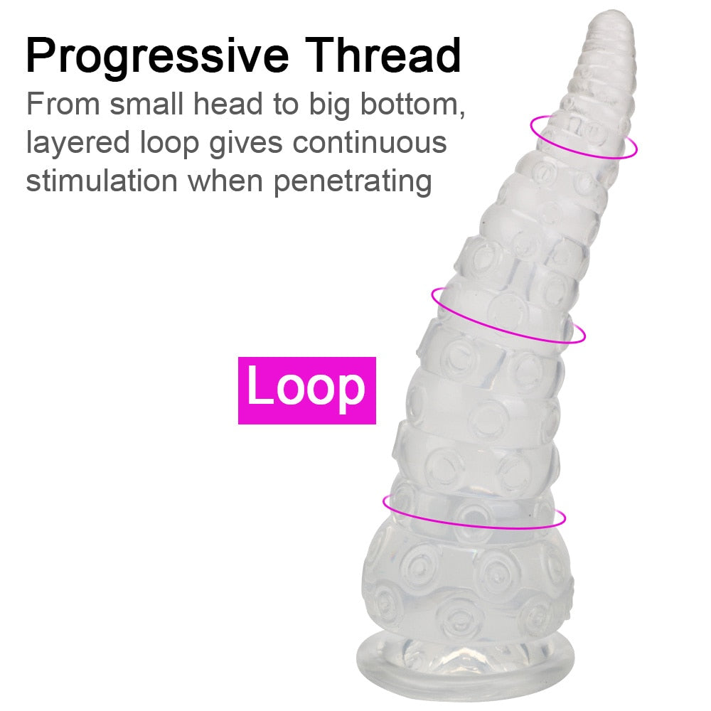 S/M/L Octopus Tentacle Butt Dilator Anal Plug Sex Toys for Women Men Anus Expander Adult Product Animal Dildos Big Erotic Games - buysextoyth