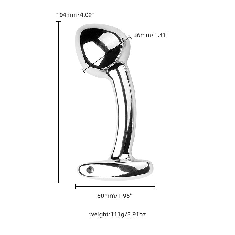 S/M/L Sex Metal Anal Toys Female Adult Sex Products Men and Women Ass Plug Stainless Steel Anal Plug Sex Toys Anal Dildo Toys - buysextoyth