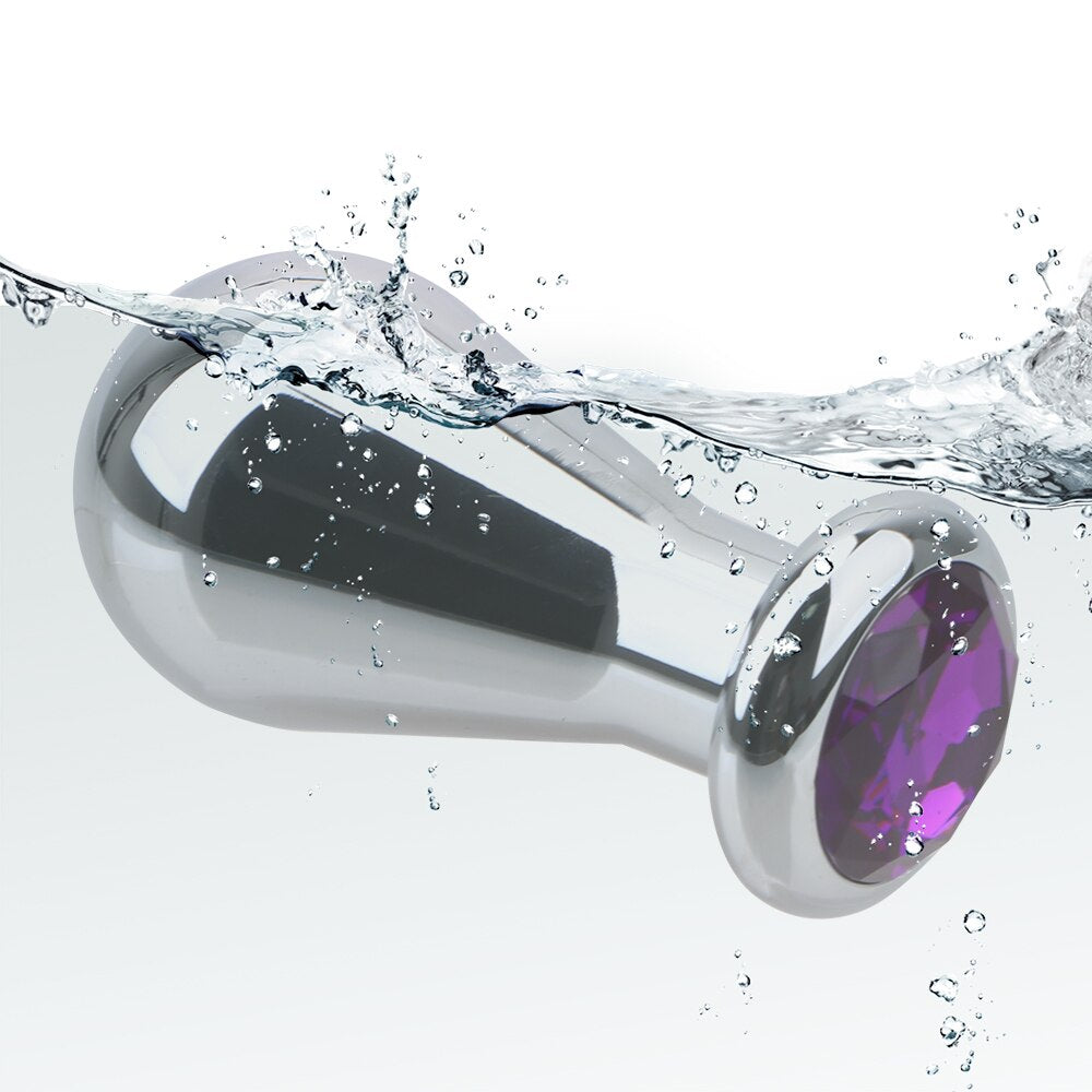 S/M/L Sex Toy Men and Women Bulbs Anal Plugs Metal Anus Dilator Anal Beads Butt Plug - buysextoyth