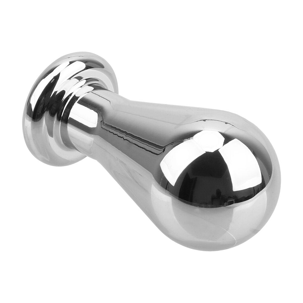 S/M/L Sex Toy Men and Women Bulbs Anal Plugs Metal Anus Dilator Anal Beads Butt Plug - buysextoyth