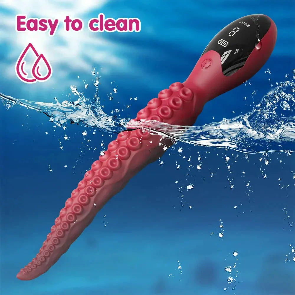 New Style Octopus Dildo Vibrator Nipple Clitoris Stimulator Unique Dildo Vagina Vibrator Female Masturbation Sexy Adult Female - buysextoyth