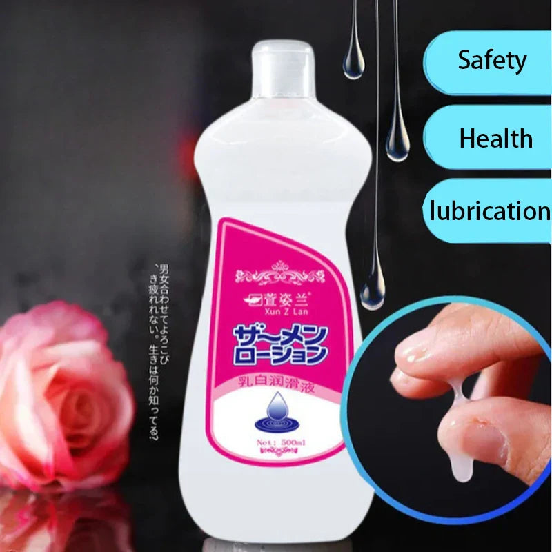 200/300/500ml Sex Viscous Lubricant.Milk-white Lubricating Oil for Vagina Anal.Water-soluble Lubricants for Adult Goods Sex Toys - buysextoyth