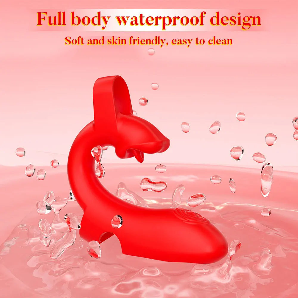 2in1 Wear Finger Vibrator Clitoral G Spot Trigger Stimulator 10 Speed Vaginal Massager Masturbation Sex Toy For women Adult 18 - buysextoyth