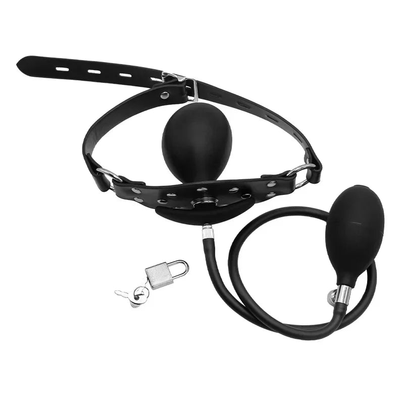 Mouth Gag Adjustable Ball Adult Games Flirting Fetish Roleplay BDSM Bondage Sex Toys For Women Couples No Vibrator For Women - buysextoyth