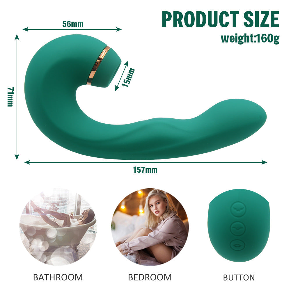 Abhoth Female Vibrator Sex Toys Sucking Vibrator 10 Frequency Vibration + Sucking G Spot Stimulation Masturbator Adult Products - buysextoyth