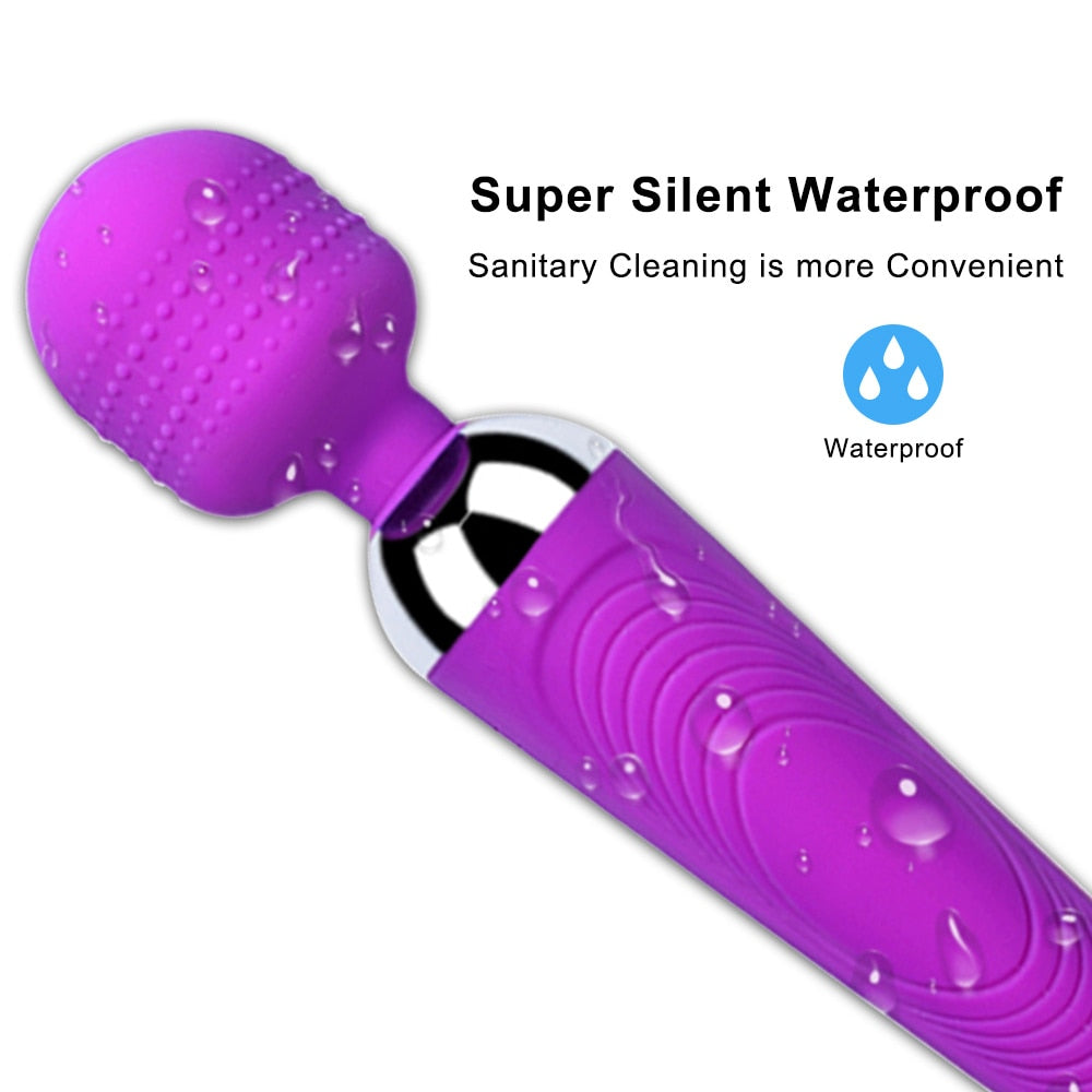 Wireless Dildos AV Vibrator Magic Wand for Women Clitoris Stimulator USB Rechargeable Massager Goods Sex Toys for Adults 18 - buysextoyth