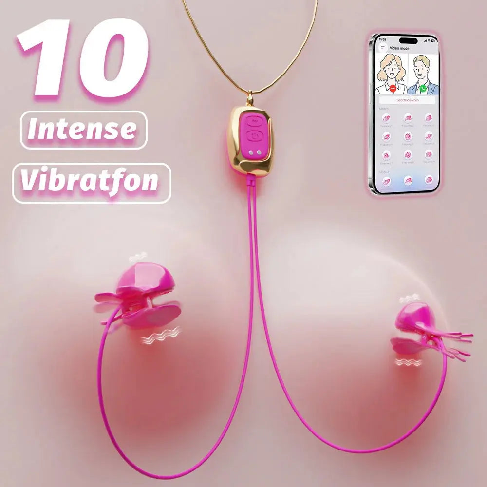 Nipple Clip Sucking Vibrator Clitoral Breast Vibrator G-spot Stimulator Female Orgasm Flirting Masturbator Adult Products - buysextoyth