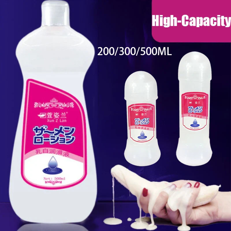 200/300/500ml Sex Viscous Lubricant.Milk-white Lubricating Oil for Vagina Anal.Water-soluble Lubricants for Adult Goods Sex Toys - buysextoyth