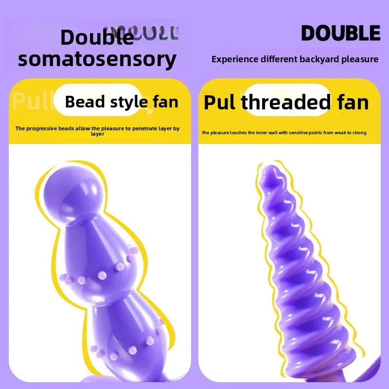 Adult Silicone Anal Beads Plug Intimates Accessories Fetish Bdsm Buttplug Tail Sex Toys Games Dilator Anus Erotic Gadgets - buysextoyth