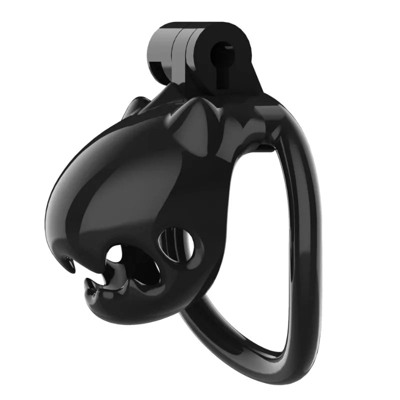 Furry Cute Male Chastity Cage CB Lock SM Flirting Adult Toy Bondage Device for Gay Erotic Urethral Lock with 4Ring Wrapped Penis - buysextoyth