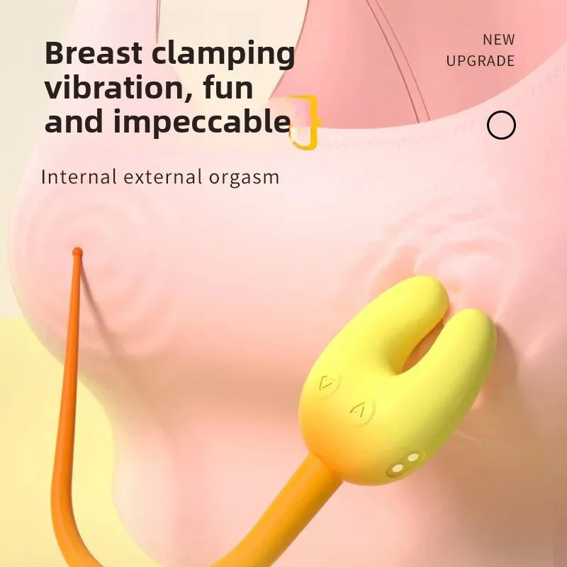 Nipple Vibrator for Women Breast Massage Nipple Clamp Enhancer Nipple Sucking Stimulator Sex Toys Couples Female Adult Toys - buysextoyth