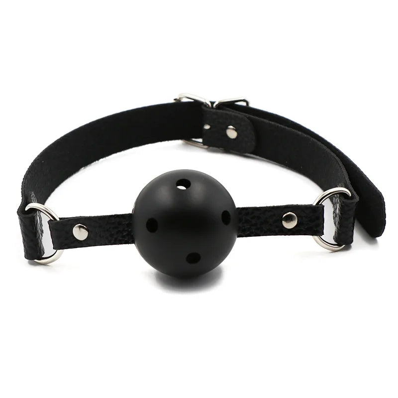 Woman Mouth Opener BDSM Mouth Gag Silicone Balls SM Mouth Plug Sex Toy Adult Erotic Games Sextoy Kits Couple Oral Sex Game Tools - buysextoyth