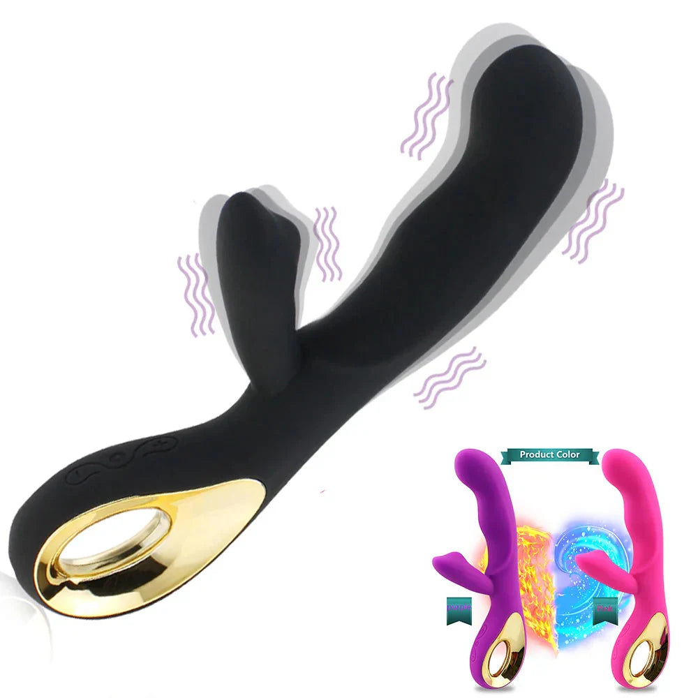 G Spot Rabbit Dildo Vibrator Orgasm Adult Toys USB Charging Powerful Masturbation Sex Toy for Women Waterproof Adult Sex Product - buysextoyth