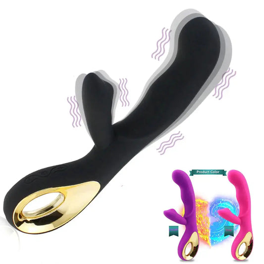 G Spot Rabbit Dildo Vibrator Orgasm Adult Toys USB Charging Powerful Masturbation Sex Toy for Women Waterproof Adult Sex Product - buysextoyth