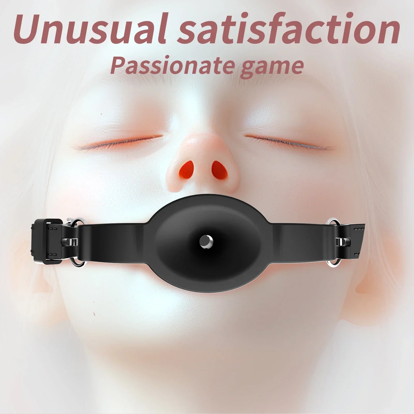 New Silicone Mouth Gags BDSM Breathable Ball Gag Adjustable Belt Mouth Adult Games Erotic Sex Toys For Couple Role Play Sexyshop - buysextoyth