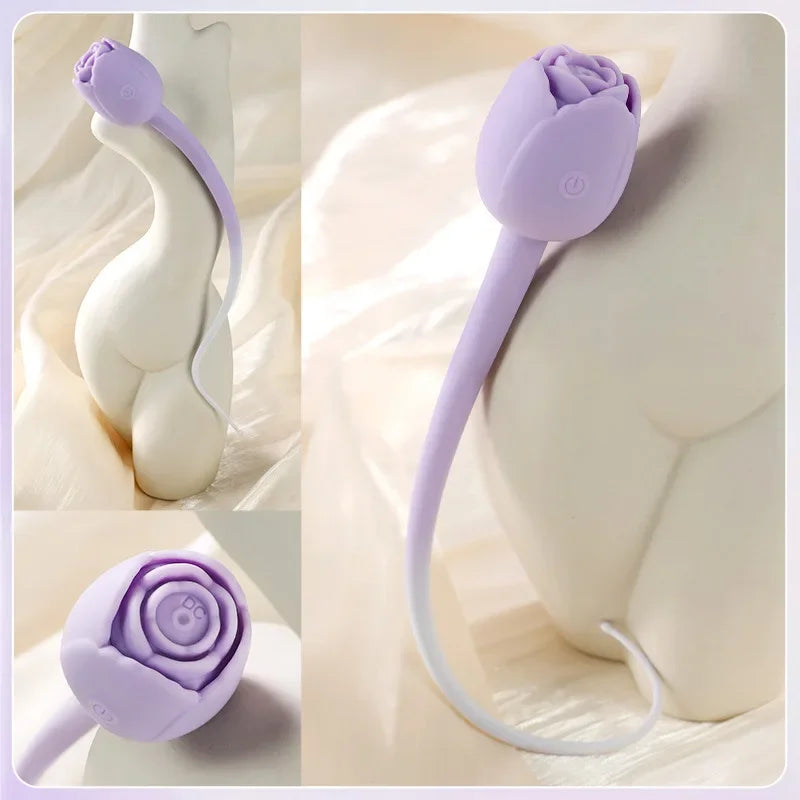 Rose Sucking Sex Toys Dildo Vibrator for Women 3in1 Thrusting G Spot Anal Vibrators Stimulator Female Vibrating Adult Toys - buysextoyth