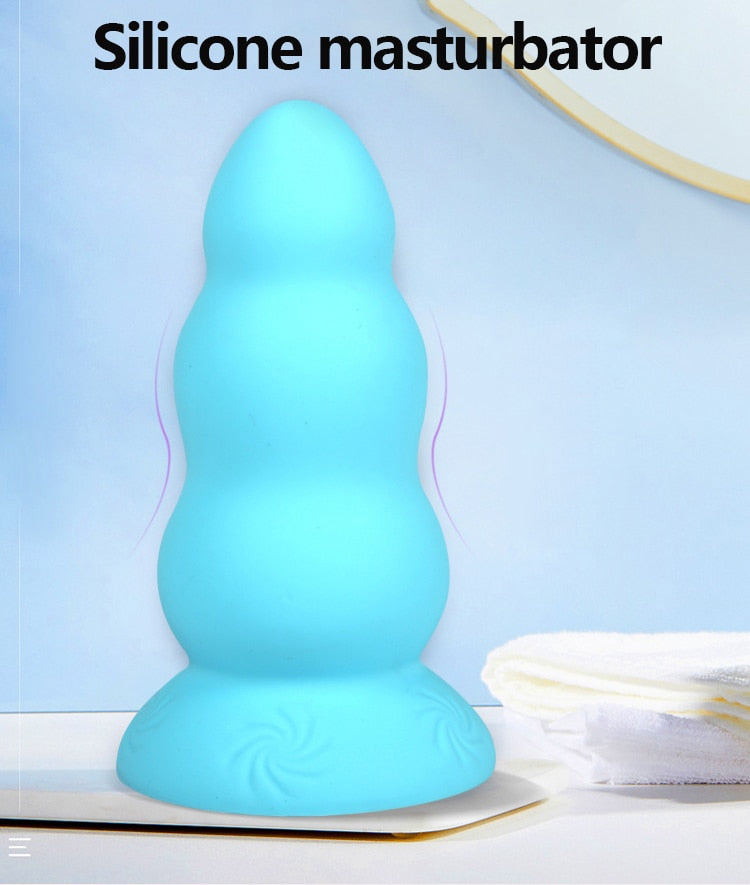 2022 Latest Huge Anal Plug Super Soft Silicone Dildo Anal Plug Anal Beads Prostate Massage Big Butt Plug Sex Toys for Men Women - buysextoyth