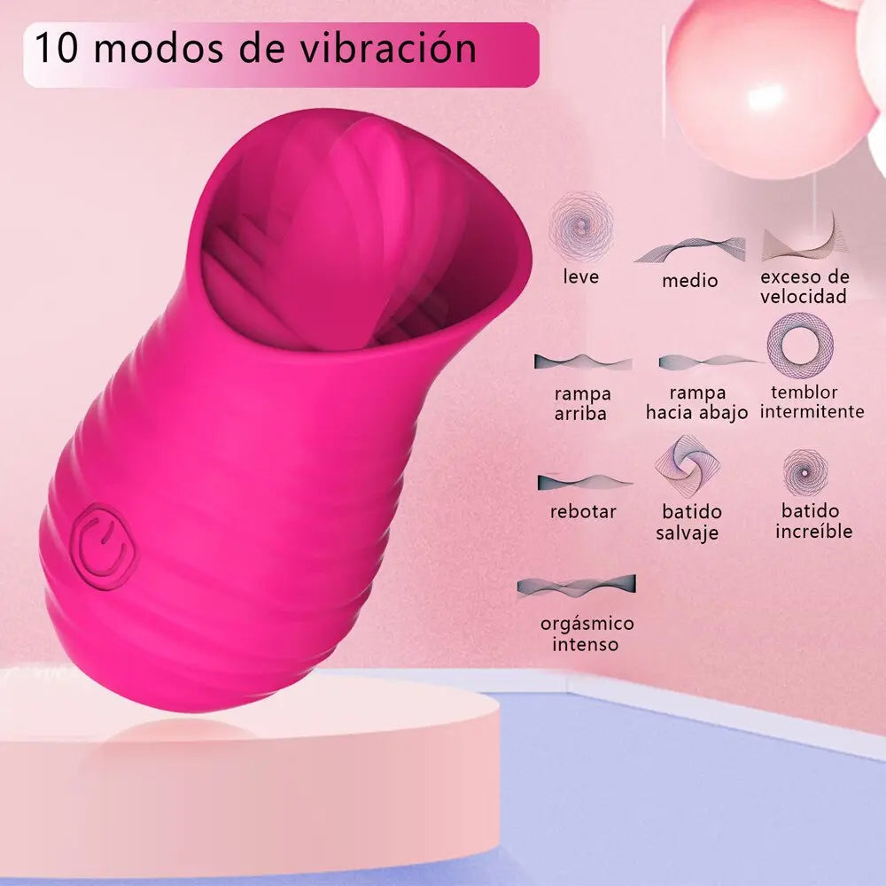 Sucking Tongue Female Vibrator Clit Nipple Sucker Sexy Toys Clitoris Stimulator Oral Pussy Licking Toys for Women 18 Adult Toys - buysextoyth