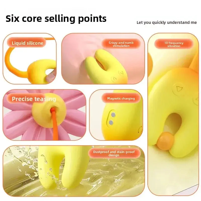 Nipple Vibrator for Women Breast Massage Nipple Clamp Enhancer Nipple Sucking Stimulator Sex Toys Couples Female Adult Toys - buysextoyth