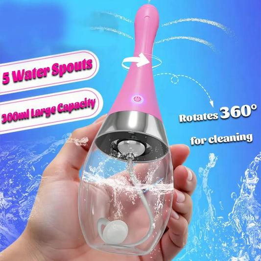 Enema Anal Douches Enema Bulb Silicone Nozzles Colon Cleanse Anti Backflow Shower Douche Enema Kit Anal Cleansing Feminine Care - buysextoyth
