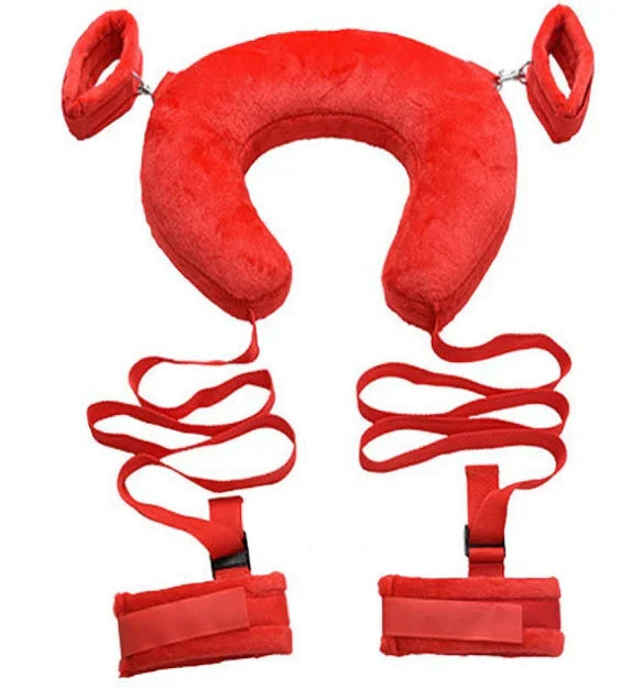 Sex Toys Cotton Bdsm Bondage Set Handcuffs Sexy Leg Pillow Thinning Belt Bending Orgasm Couple Toy - buysextoyth