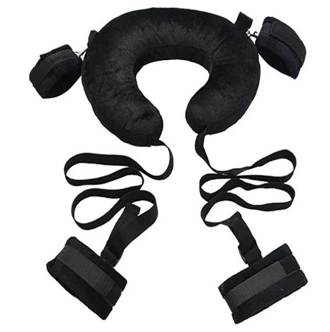Sex Toys Cotton Bdsm Bondage Set Handcuffs Sexy Leg Pillow Thinning Belt Bending Orgasm Couple Toy - buysextoyth