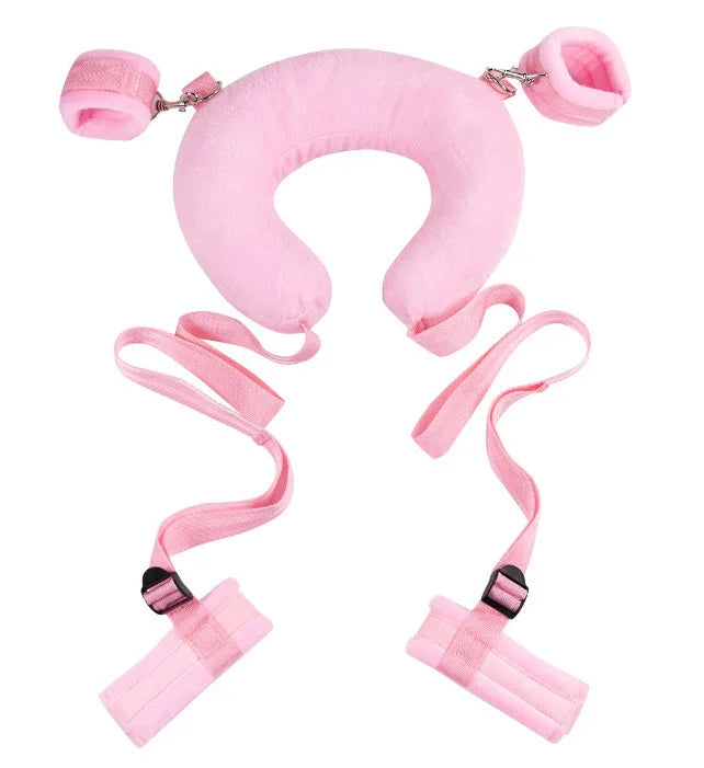 Sex Toys Cotton Bdsm Bondage Set Handcuffs Sexy Leg Pillow Thinning Belt Bending Orgasm Couple Toy - buysextoyth