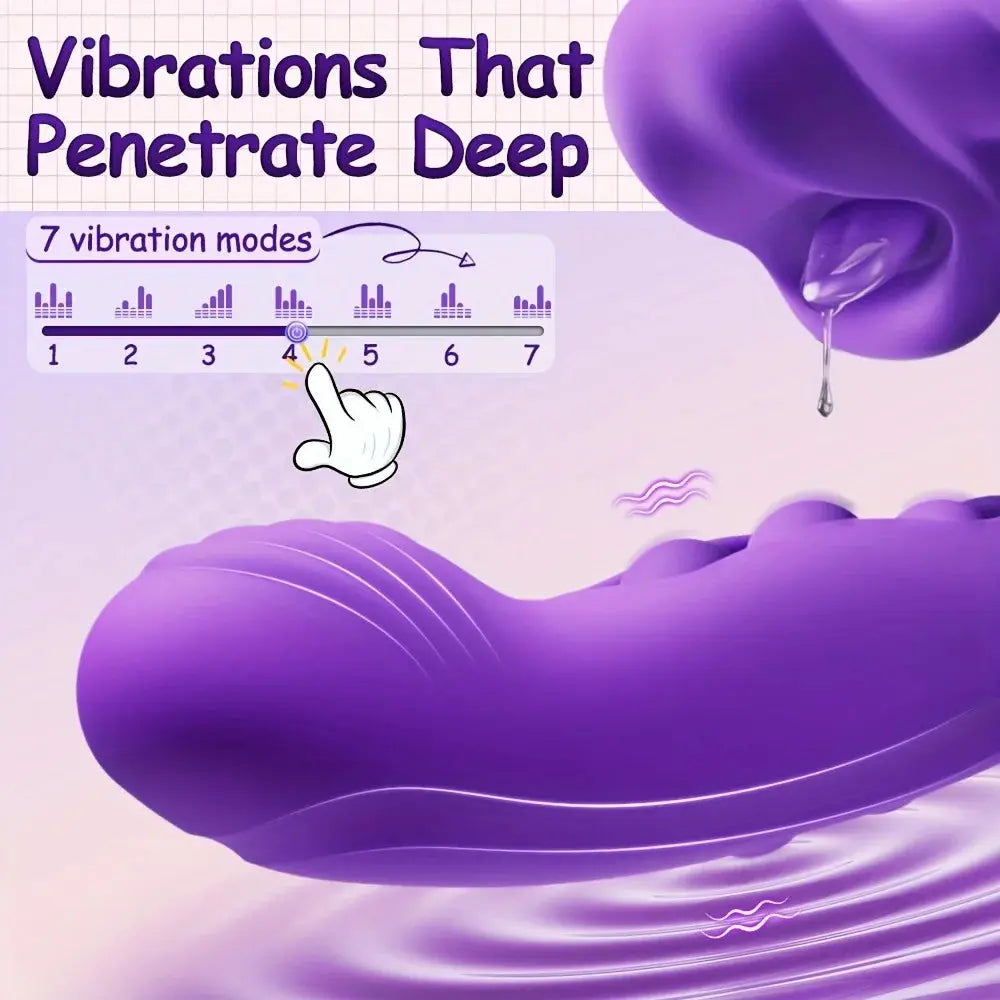 3 in 1 Realistic Lips Clitoris Vibrator for Woman G Spot Sex Toy with 10 Flapping Vibrating and Licking Tongue Modes Masturbator - buysextoyth