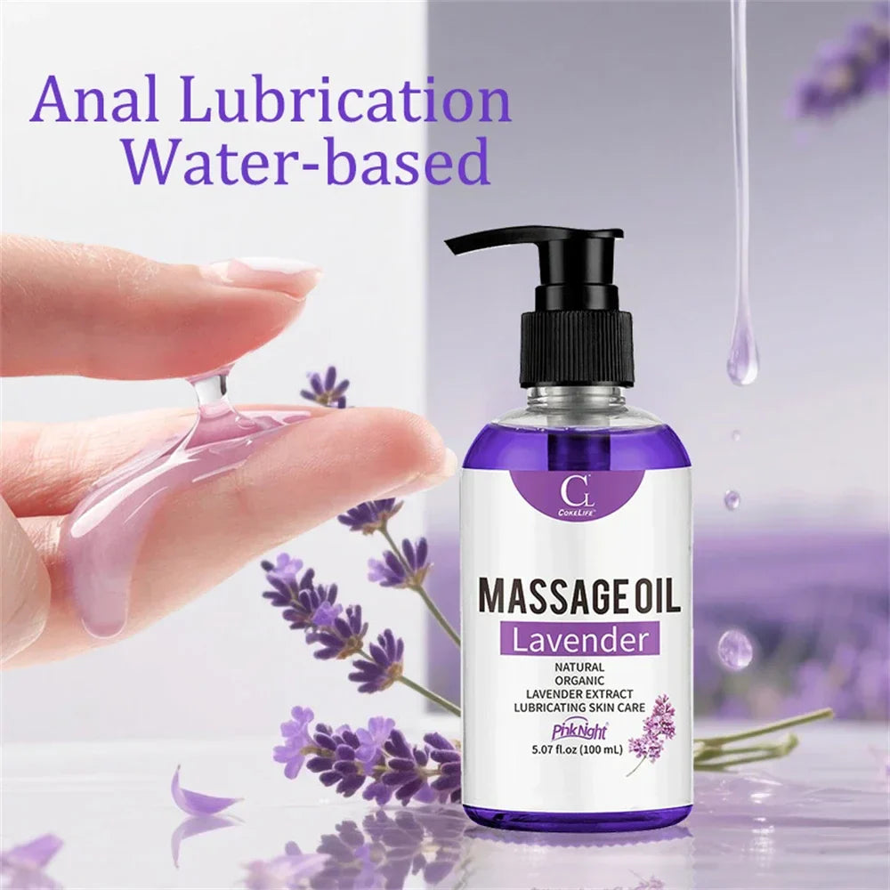 Anal Lubricant Penetration Anal Water Based Intimate Orgasm Gel Lavender Sex Lube Body Massage Oil Vaginal Sexy Toy Lubricants - buysextoyth