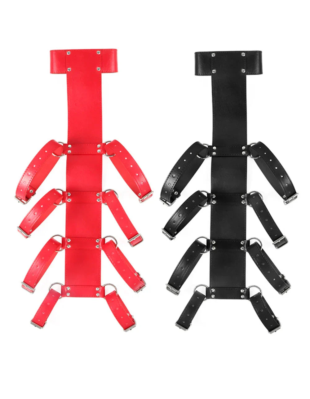 Behind Hadncuffs Collar BDSM Bondage Restraints Slave Armbinder Fetish Harness Erotic Sex Belt Erotic Products For Adult SM Game - buysextoyth